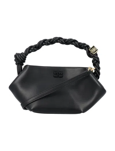 Ganni Bou Mini Handbag In Black