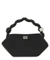 Ganni Bou Mini Handbag In Black
