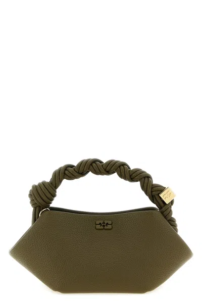Ganni 'bou' Mini Handbag In Green