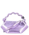 Ganni Bou Mini Handbag In Violet