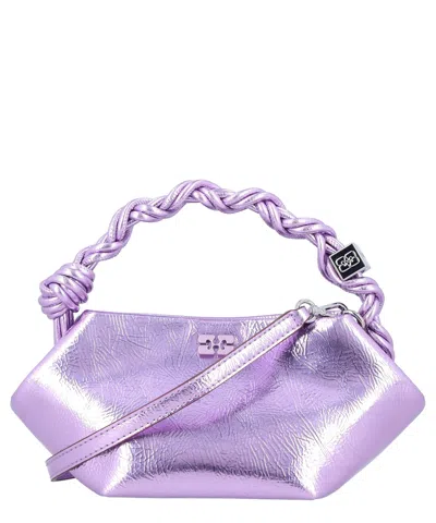 Ganni Bou Mini Handbag In Violet