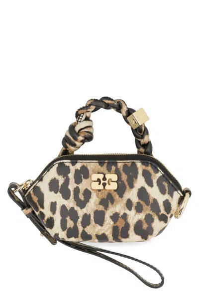 Ganni Bou Mini Keychain Bag