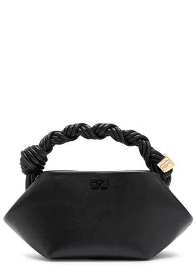 Ganni Bou Mini Leather Top Handle Bag In Pattern
