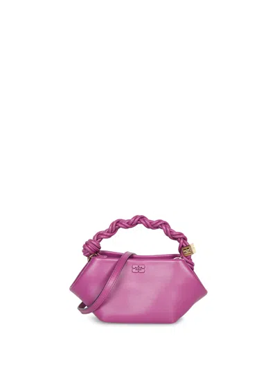GANNI BOU MINI MAGENTA BAG