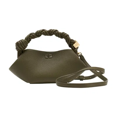 Ganni Bou Mini Purse -  - Synthetic - Khaki