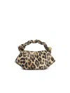 Ganni Mini Bou Leopard-print Tote Bag