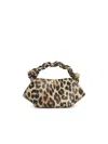 Ganni Mini Bou Leopard-print Tote Bag