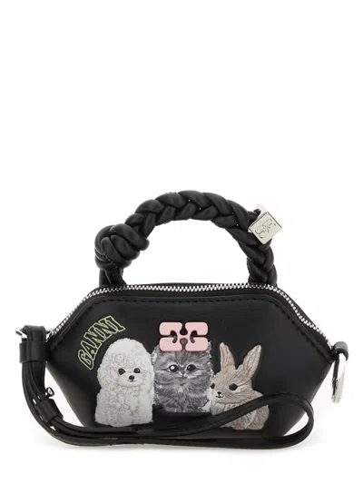 GANNI GANNI BOU NANO "ANIMALS" BAG