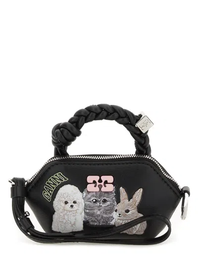 Ganni Bou Nano "animals" Bag