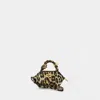 Ganni Bou Nano Crossbody - Leather - Leopard In Printed