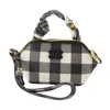 Ganni Bou Nano Keyring In Black