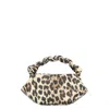 Ganni Bou Mini Animalier Handbag In Multi