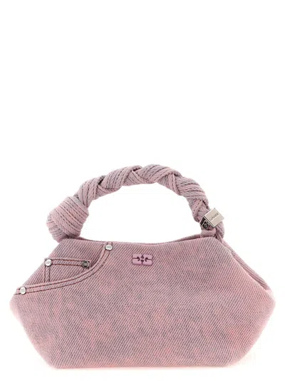 Ganni Bou Shoulder Bag In White