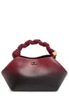 Ganni Small Bou Bag In Burgundy