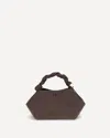 Ganni Women Bou Small Handbag In Brown