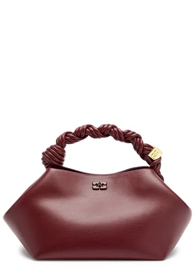 GANNI GANNI BOU SMALL LEATHER TOP HANDLE BAG