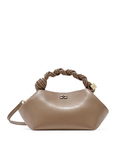 Ganni Bou Small Shoulder Bag In Brown