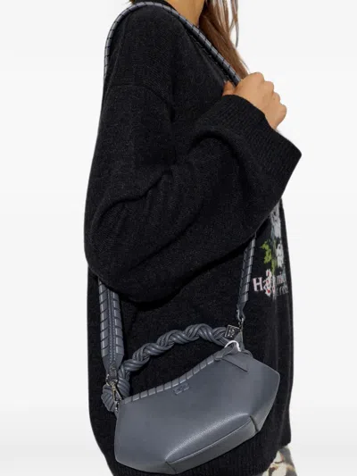 Ganni Bou Tote Bag In Blue