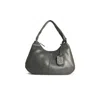 Ganni Bou Xxl Grey Leather Blend Bag In Gray