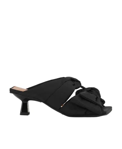 GANNI GANNI BOW DETAILED SLIP-ON MULES