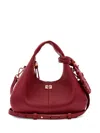 Ganni Braided Detail Satchel In Red
