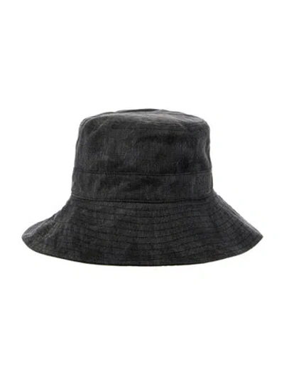 Pre-owned Ganni Branded Bucket Hat W/tags In Multi