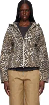 Ganni Leopard-print Hoodie In 943 Leopard