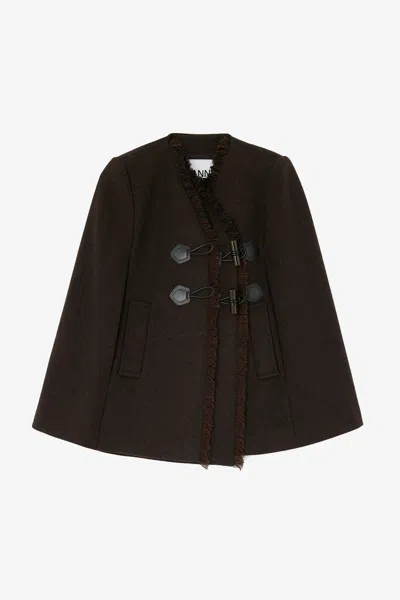 Ganni Brown Cape