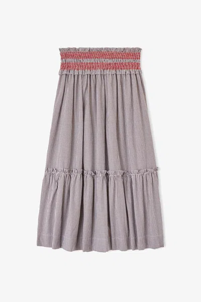 Ganni Brown Convertible Skirt