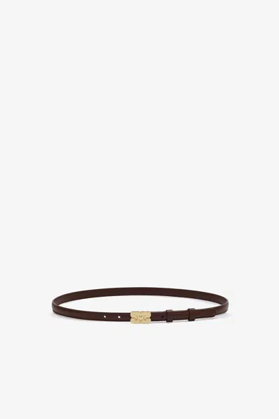 Ganni Brown Kat Small Belt