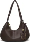 Ganni Brown Medium Bag In 890 Chocolate Fondan