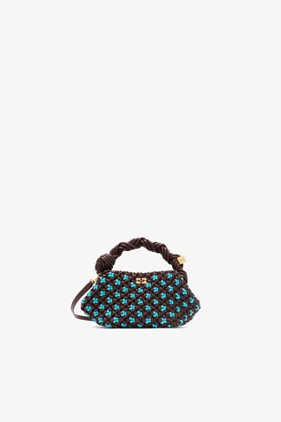 Ganni Brown Mini Bou Bag