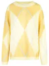 Ganni Rombi Sweater In Neutro