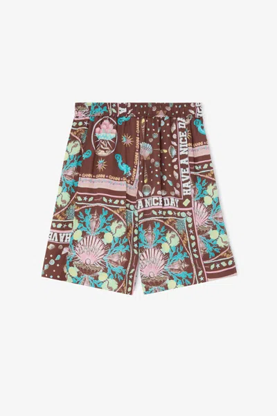 Ganni Brown Shorts