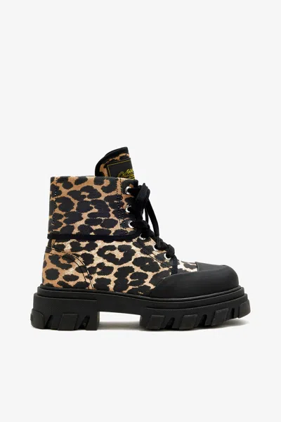 Ganni Brown Trail Boots