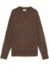 GANNI BRUSHED LONG SLEEVE JUMPER