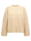 GANNI GANNI 'BUBBLE KNIT' WORKED SWEATER