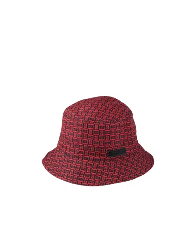 Ganni Bucket Hat In Red