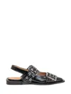 Ganni Buckle Ballerina