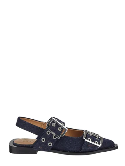 GANNI BUCKLE BALLERINA