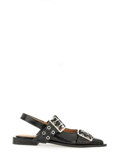 GANNI GANNI BUCKLE BALLET PUMPS