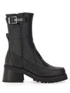 Ganni Woman Ankle Boots Black Size 8 Textile Fibers