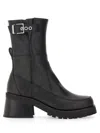 Ganni Woman Ankle Boots Black Size 8 Textile Fibers