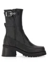 Ganni Woman Ankle Boots Black Size 8 Textile Fibers