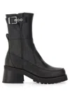 Ganni Woman Ankle Boots Black Size 8 Textile Fibers In Black