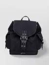 Ganni Buckle Detail Small Backpack With Side Pockets