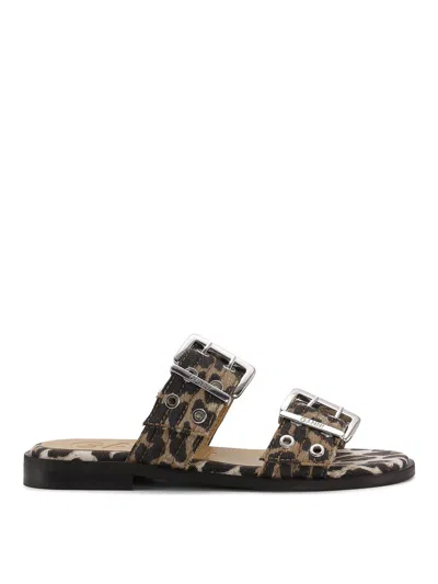 GANNI BUCKLE SANDALS