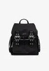 Ganni Bucky Backpack With Logo Lettering