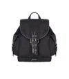 Ganni Magnetic Pockets Flap Backpack Handle