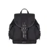 Ganni Magnetic Pockets Flap Backpack Handle